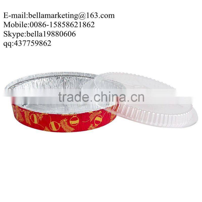 8" Plastic Dome Lid for Foil Take Out Pan/Bowl/Tray