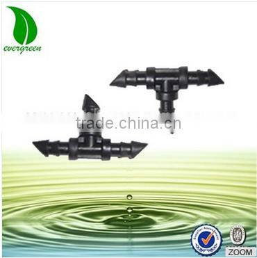 4mm micro irrigation plastic pipe fittings mini tee fittings