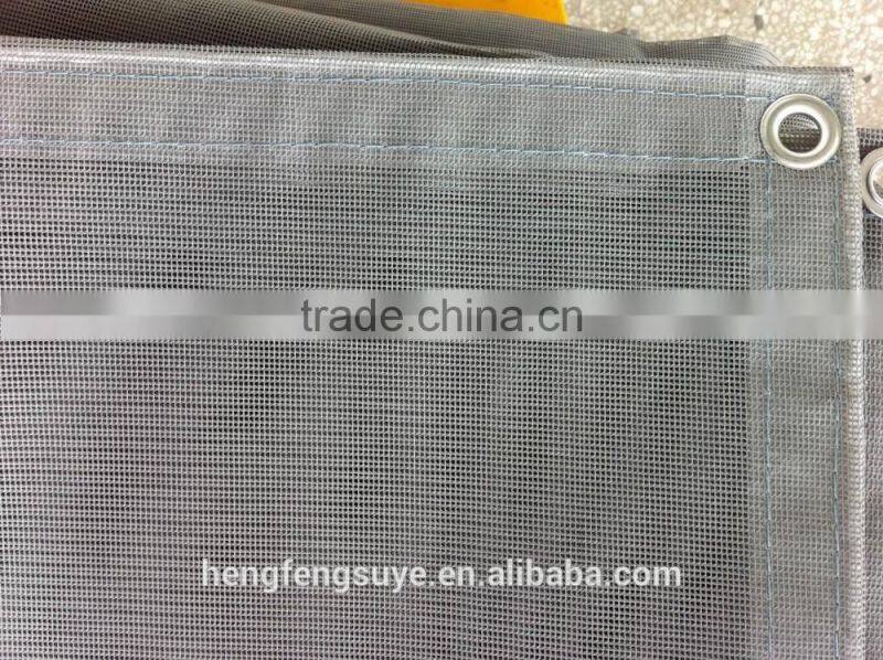 Flame Retardant PVC Dip Mesh Sheet 160GSM 420D/16X15