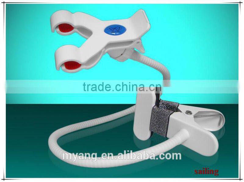 Wholesale 360 degree Retractable Metal long neck ,Hand Free lazy bed holder for ipad,Tablet holder phone clip for table
