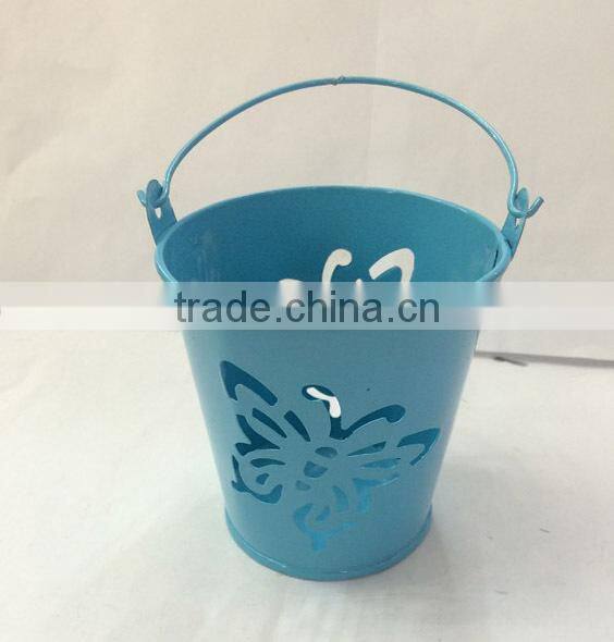 useful home decoration hand painted multi colors white silver metal artificial flower vases