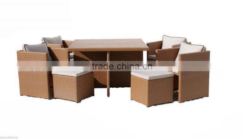 2017 Sigma promotion wholesale plastic rattan glass restaurant italian dining table and chairs