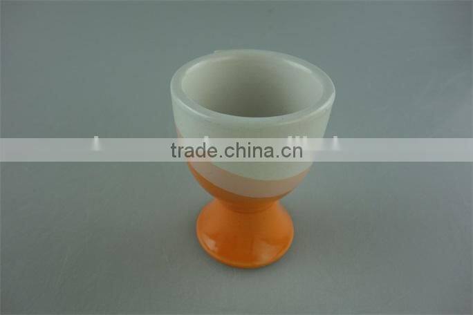 stock cheap ceramic bulk fancy design egg cup