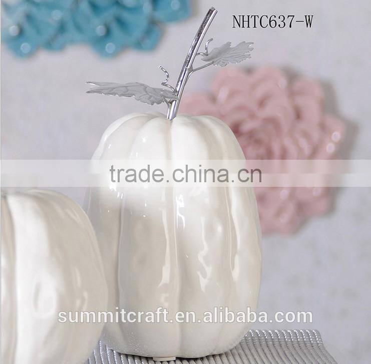 Decorative artificial white pumpkins wholesale