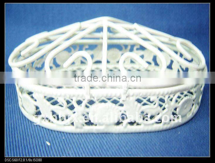 Creamywhite wire storage pretty storage boxes