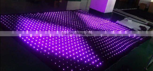 dmx starry deco soft led video led curtain light