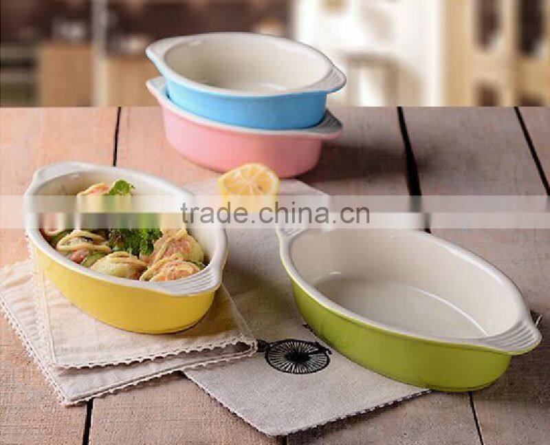 2016 hot sale ceramic bakeware,ceramic baking beansceramic baking tray