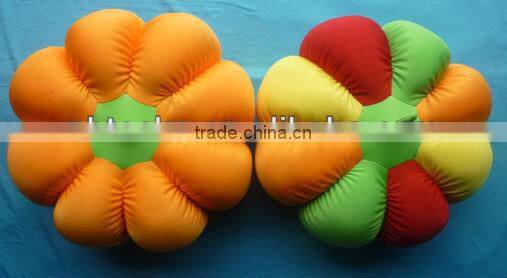 Round foam bead pillow for decorative