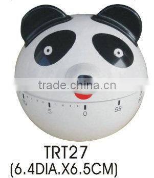 Plastic panda design 60 minutes countdown timer/mechanical timer
