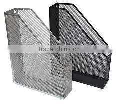 Office Simple Style Metal Mesh Desk Magazine Rack ,File Holder