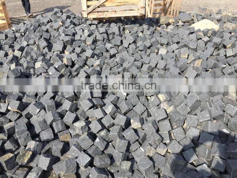 Cobblestone Paver Mats Black Paving Stone Granite Paving Stone