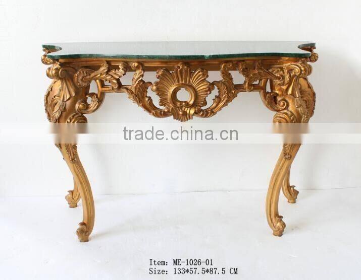 French Furniture Wholesale Console Desk Set For Living Room Decoration