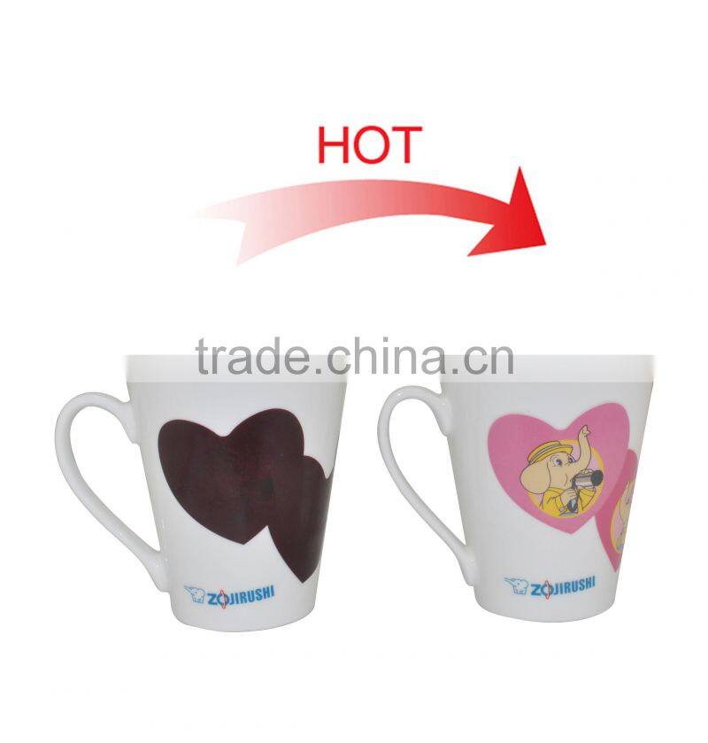 Ceramic Glass Color Changing Cups and Mugs Custom Branding