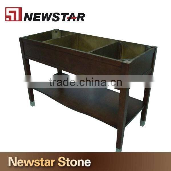 Newstar solid wood material standard bathroom vanity base