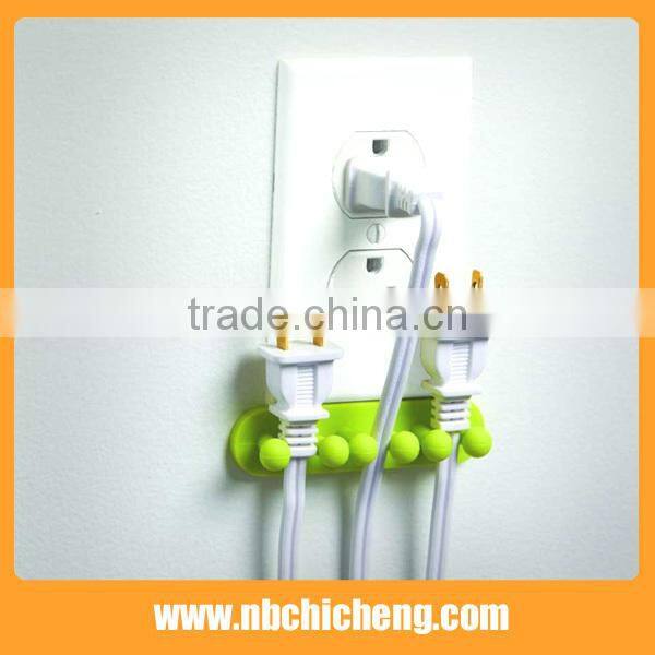Plastic Plug Holder in Cable Clips