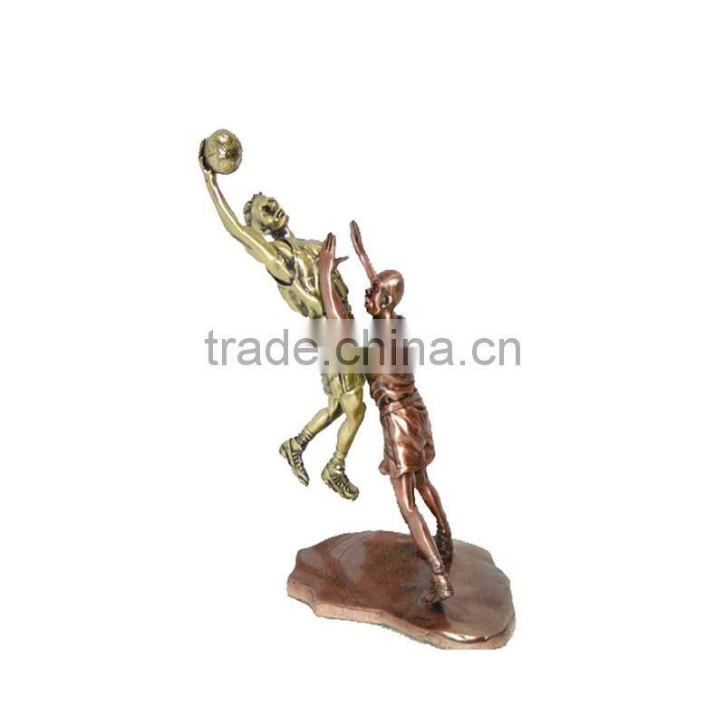basketball sports trophy figurine