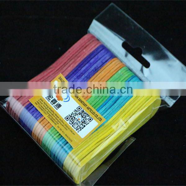 wooden colorful craft stick