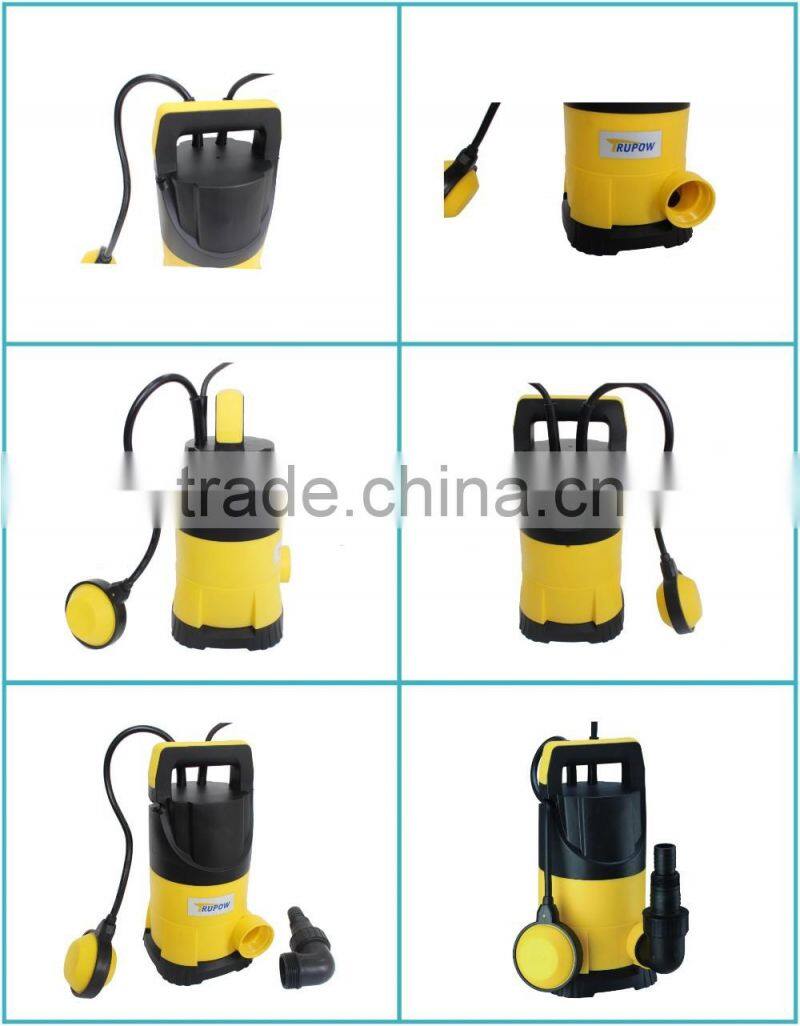 2017 China New Plastic Submersible Electric Clean Water Pump