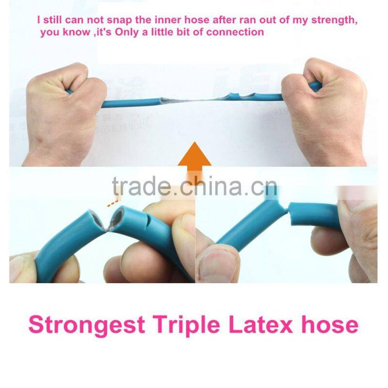 Black color Aluminium connection expandable fabric garden hose