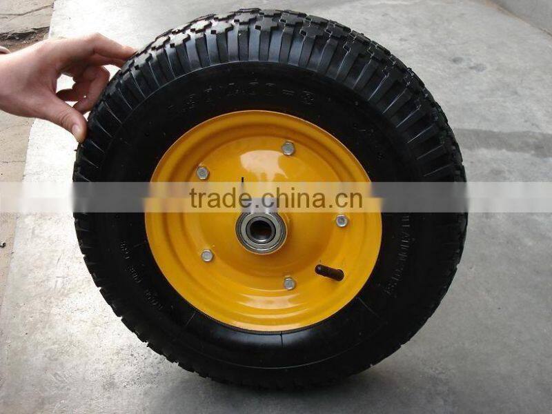 good quality 15x6.00-6 pneumatic rubber wheel