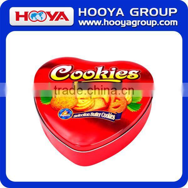Heart Shaped Tin Box, Customized Tea Storage Box, Tin Box For Cookies