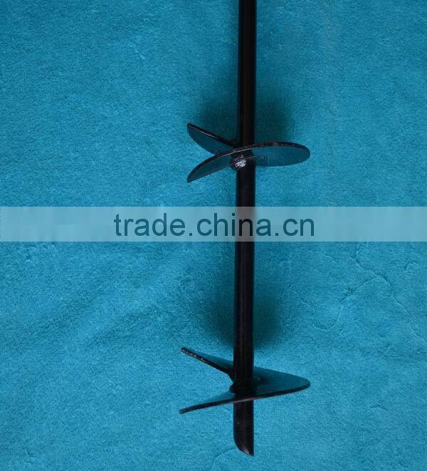Steel fastening ground anchor