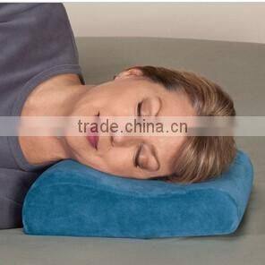 SMALL COMFORT MEMORY FOAM BED TRAVEL PILLOW CAR BACK PILLOW WITH BELT
