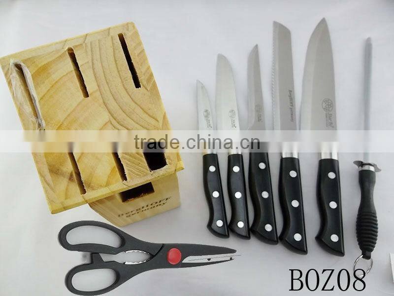 High quality stainless steel kitchen knife set/chef knife set
