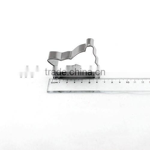 100% Food grade cake tools animal shape cookie cutter stainless steel rabbit biscuit mold for Easter promotional