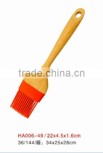 Silicone Dough scraper dough spatula wood handle