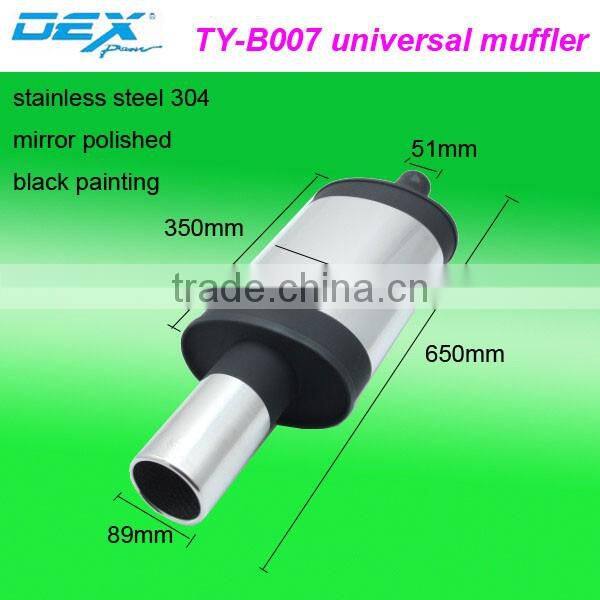high quality racing spare part exhaust system universal muffler performance