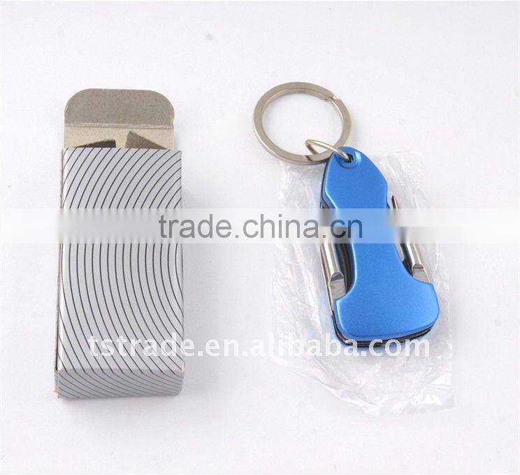 "stock" Gifts knifeSmall knife promotion kinfe popular keychain toolaluminium oxide keychain knife mini aluminium oxide A204C-L