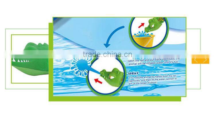 Kids water gun toy thailand big plastic crocodile toy