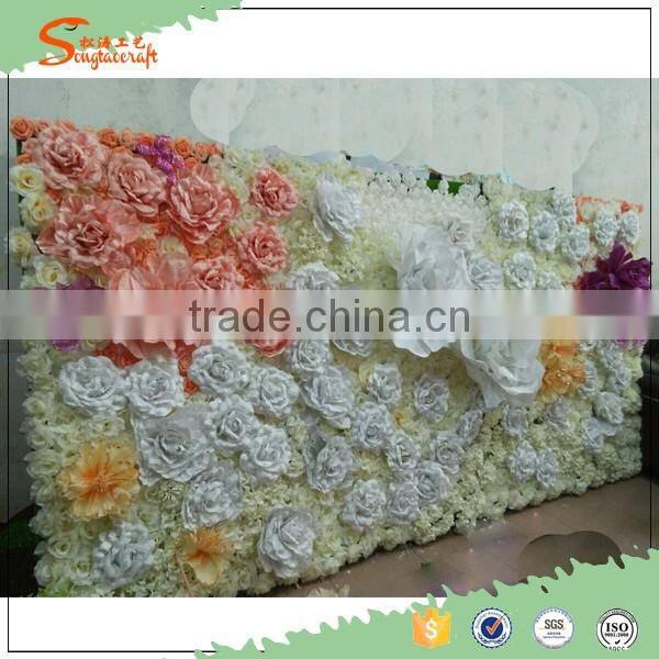 2016 new wedding decorations artificial large flower wall for wedding