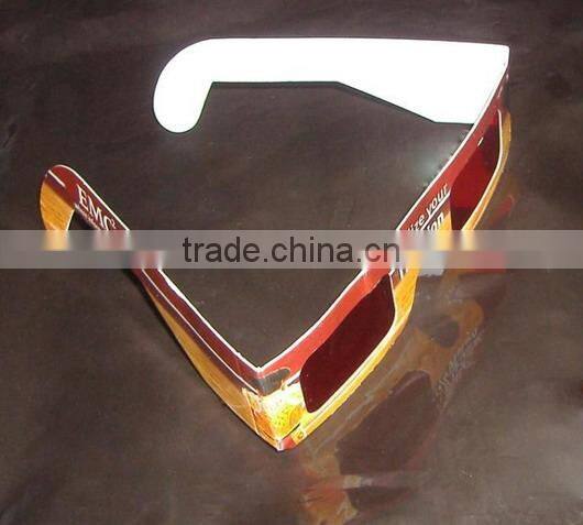 paper 3D glasses, clear lens 3d glasses, customized logo 3 d glasses