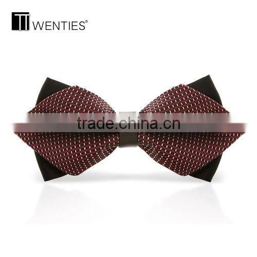 Men's polyester silk bow tie/digital printing bow tie