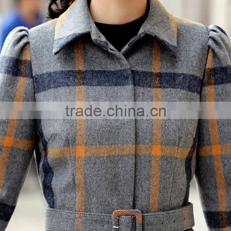 2017 Wool Long Knee Length Women Overcoat Winter Coat Long Winter Coats For Women