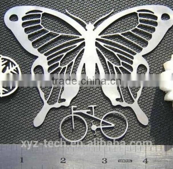 High speed cutting 30mm acrylic and 1.5mm stainless steel plate laser metal engraving machine