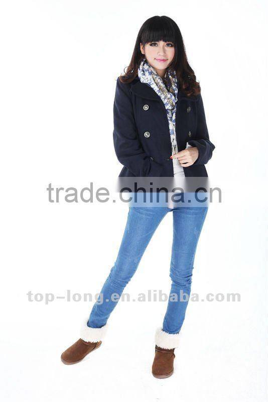 Women woolen winter apparel clothing
