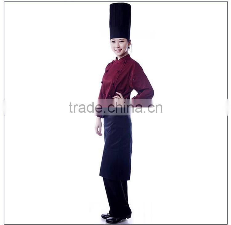 OEM Stander Collar White / Black Unisex Classic Chef Coat