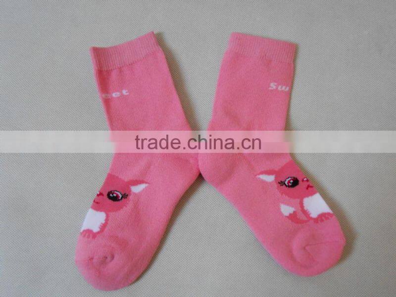 Hot Sale Design Cartoon Animal Kids Sock