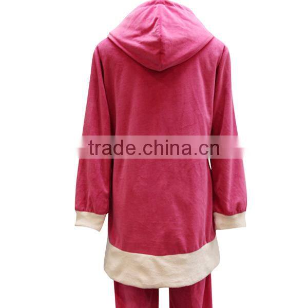 best selling cute winter velour women minion pajamas