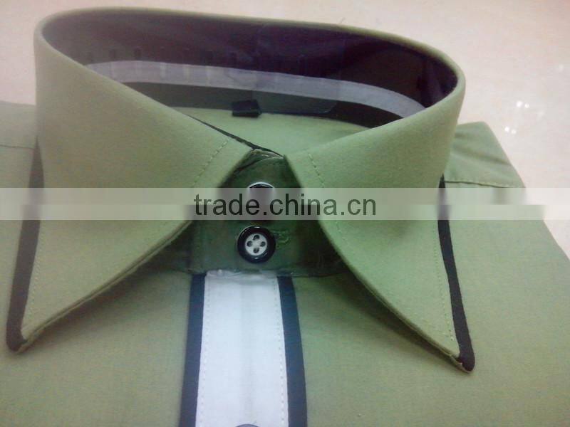 2013 color matching causaland dress stylish shirts for men