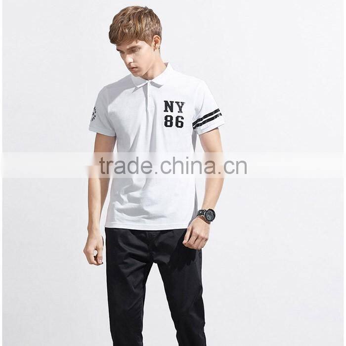 Wholesale soft comfort white uniform polo shirt