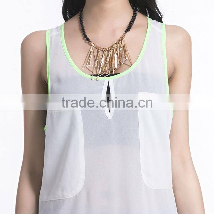 Solid Color White Designs For Women Sexy Ladies Blouse 2017