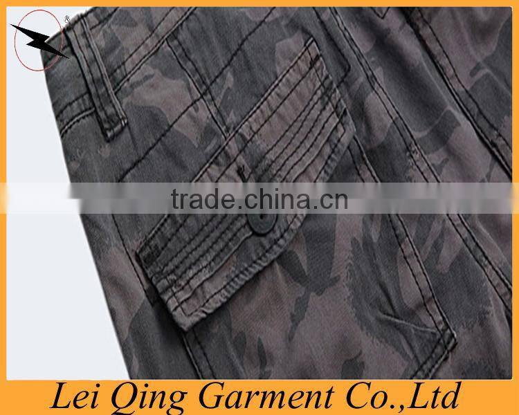 Winter mens cotton camouflage workout pants