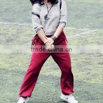 chinse factory fashion women jogger pants