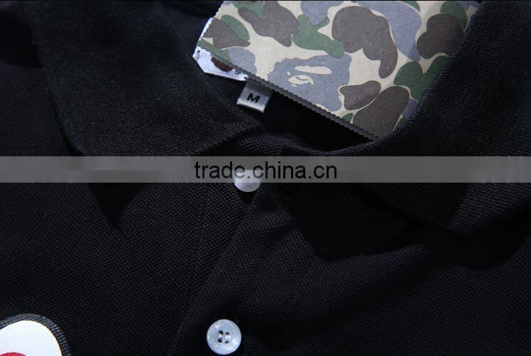 cheap promotional high quality customed XXXL 100% cotton printed polo shirt for men