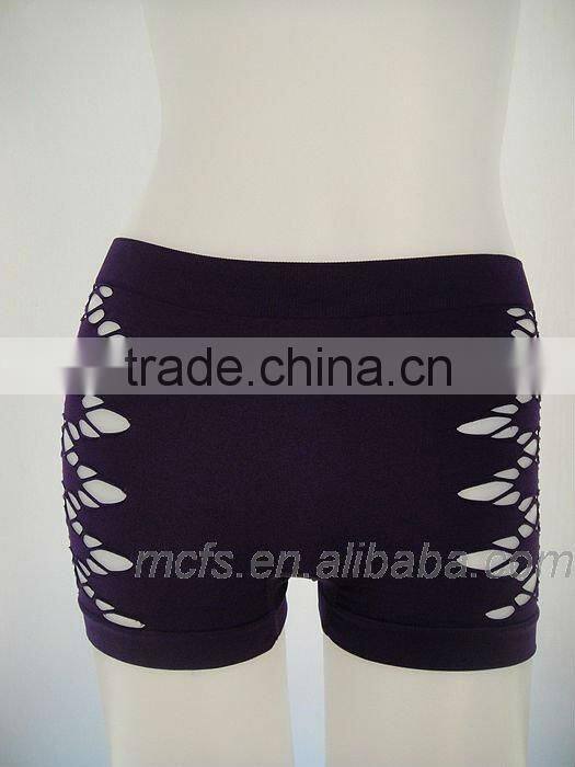 Straps hollow out elastic camisole sexy seamless women's underwear women