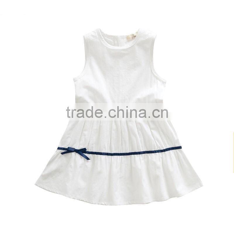 Direct Clothes Factory International Wholesale Custom Girls Casual Summer Skirt Sleeveless 1PC Quality Clothing